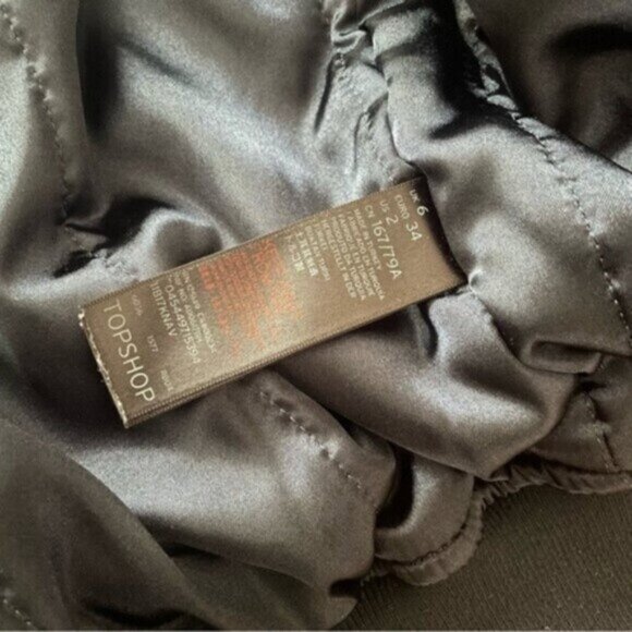 Topshop Navy Floris MA1 Bomber Jacket - Picture 4 of 9